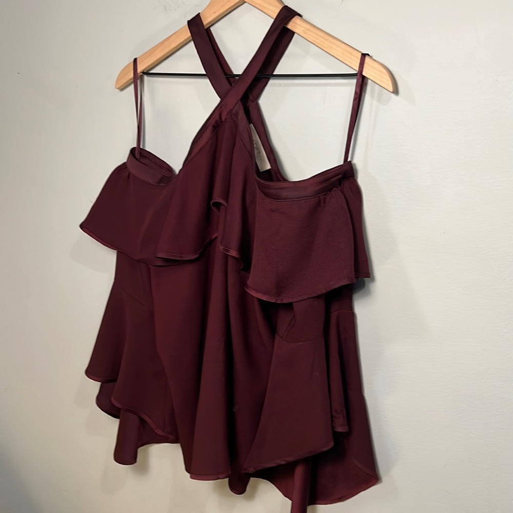NWT Loft Cold Shoulder Blouse sz Small